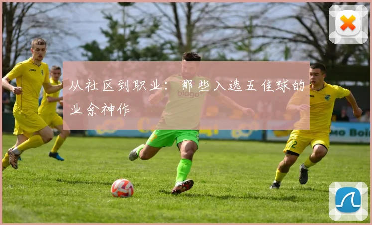 从社区到职业:那些入选五佳球的业余神作